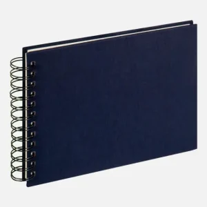 Réduction Cloth Spiraalalbum Blauw - 19,5x15 cm (40 Witte zijden / 20 bladen)