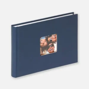 Bon Plan Fun Album Blauw - 22x16 cm (40 Witte zijden / 20 bladen)