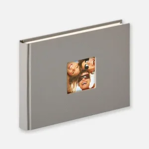 Certifié Fun Design Grijs - 22x16 cm (40 Witte zijden / 20 bladen)