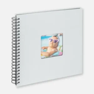 Bon Plan Fun Babyalbum Blauw - 30x30 cm (50 Zwarte zijden/25 bladen)