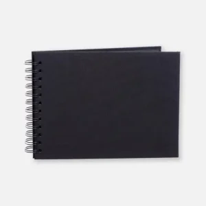 Satisfait Ou Remboursé Base Line Canvas Wire-O Zwart 23x17 cm (40 Zwarte zijden / 20 Bladen)