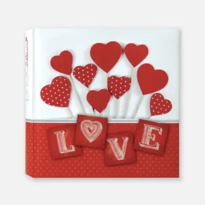 Valentine Album - 32x32 cm (40 Witte zijden / 20 bladen) Prix Choc