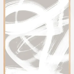 Abstract Brush Strokes Poster (21x29.7 cm (A4)) Solde