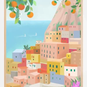 Amalfi Poster (21x29.7 cm (A4)) Commander Vite