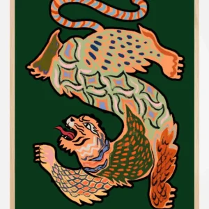 Usine Directe Asiantiger Green Poster (21x29.7 cm (A4))