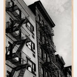 Affaire À Saisir New York City Fire Escapes 05 Poster (21x29.7 cm (A4))