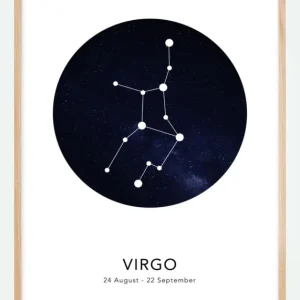 Virgo Poster (21x29,7 cm (A4)) Top Vente