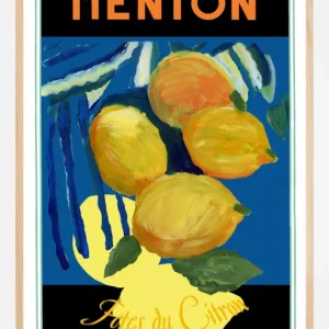 Top Vente Lemons Menton Citrus Fruit Poster (21x29.7 cm (A4))