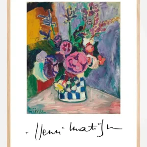 Authentique Lles Pivoines - Henri Matisse Poster (21x29.7 cm (A4))