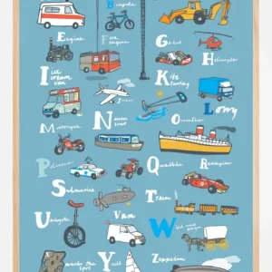 Abc Transport Poster (21x29.7 cm (A4)) Vente Directe