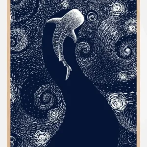 Achat Immédiat Star Eater In Van Gogh Style Poster (21x29.7 cm (A4))