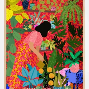 Watering My Plants Poster (21x29.7 cm (A4)) Offre Limitée