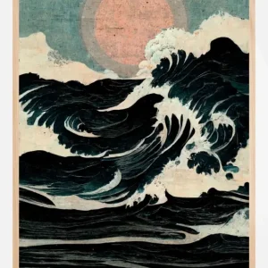 Wild Waves Poster (21x29.7 cm (A4)) Commander Vite
