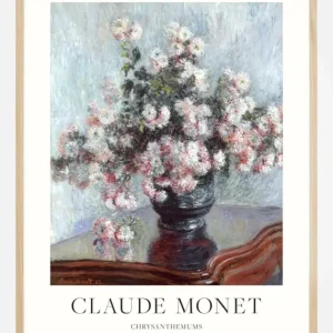 Affaire À Saisir Claude Monet -Chrysanthemums Poster (21x29.7 cm (A4))