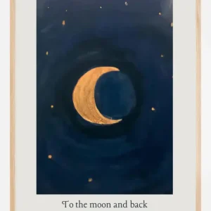 To the Moon and Back Poster (21x29.7 cm (A4)) Populaire