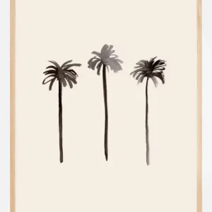Top Vente Palm Trees Ink Poster (21x29.7 cm (A4))