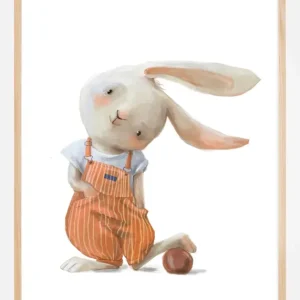 Ballboy Rabbit Poster (21x29.7 cm (A4)) Prix Cassé