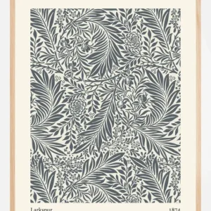 Authentique William Morris - Larkspur 3 Poster (21x29.7 cm (A4))