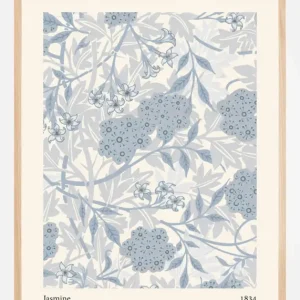 William Morris - Jasmine 4 Poster (21x29.7 cm (A4)) Pas Cher
