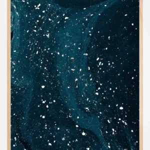 Usine Directe Abstract Blue Poster (21x29.7 cm (A4))