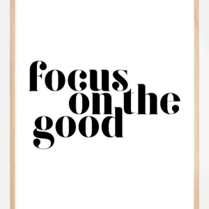 Usine Directe Focus on the good Poster (21x29,7 cm (A4))