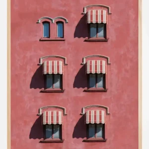 Authentique Red wall Poster (21x29.7 cm (A4))