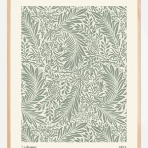 William Morris - Larkspur 4 Poster (21x29.7 cm (A4)) Achat Immédiat