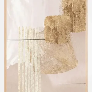 Aesthetic Gold-3 Poster (21x29.7 cm (A4)) Dernier Modèle