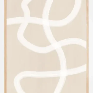 White Brush Stroke Poster No.1 Poster (21x29.7 cm (A4)) Bon Marché