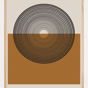 Authentique Retro Landscape Poster (21x29.7 cm (A4))