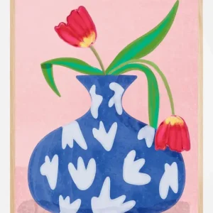 Tulpe in vase Poster (21x29.7 cm (A4)) Prix Bas