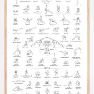 Yoga Black and White ll Poster (21x29.7 cm (A4)) Bon Plan