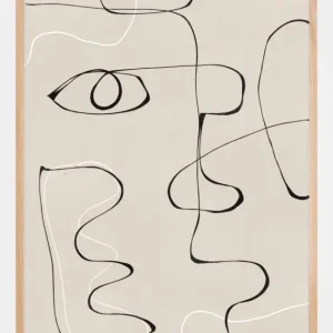 Abstract Face No2 Poster (21x29.7 cm (A4)) Nouvel Arrivage