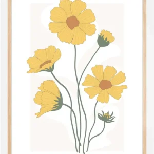 YELLOW Poster (21x29.7 cm (A4)) Expédié Aujourd’hui