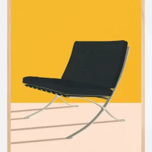 Achetez Aujourd’hui Barcelona Chair By Mies Van Der Rohe Poster (21x29.7 cm (A4))