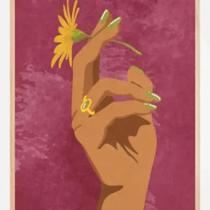 Authentique Smoking Flower Poster (21x29.7 cm (A4))