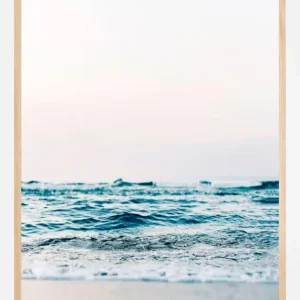 Abstract Waves Poster (21x29.7 cm (A4)) Certifié