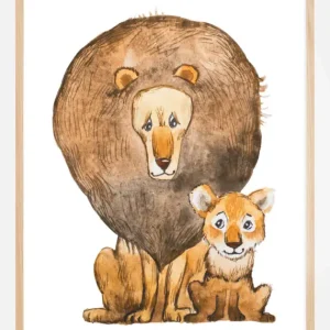 Acheter En Ligne Lion Family Poster (21x29.7 cm (A4))