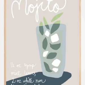 Authentique Mojito Poster (21x29.7 cm (A4))