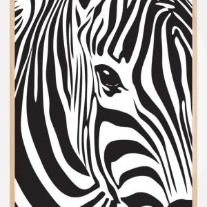 Zebra Poster (21x29,7 cm (A4)) Authentique