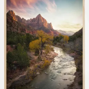Zion National Park Poster (21x29.7 cm (A4)) Promotion Saisonnière