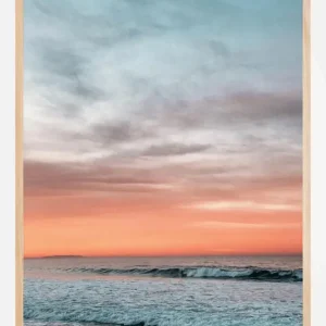 Waves Under Sunset Poster (21x29.7 cm (A4)) Achetez Aujourd’hui