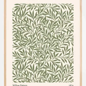 William Morris - Willow Pattern Poster (21x29.7 cm (A4)) Meilleur Prix