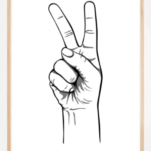 Acheter En Ligne Peace Poster (21x29,7 cm (A4))