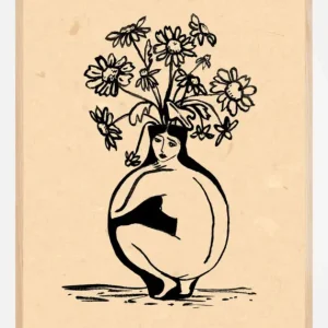 Affaire À Saisir Woman in vase Poster (21x29.7 cm (A4))