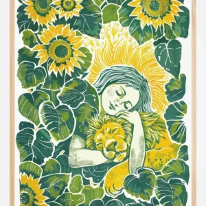 Acheter En Ligne Lion Girl Poster (21x29.7 cm (A4))