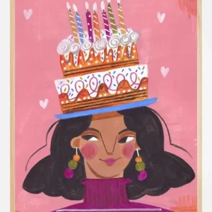 Woman with pie Poster (21x29.7 cm (A4)) Acheter Direct