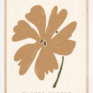 Vente Flash Abstract Art Flower Poster (21x29.7 cm (A4))