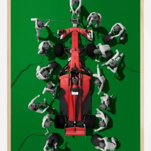Top Vente Formula 1 green Poster (21x29.7 cm (A4))