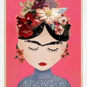 Vente Directe Frida (Pink Version) Poster (21x29.7 cm (A4))